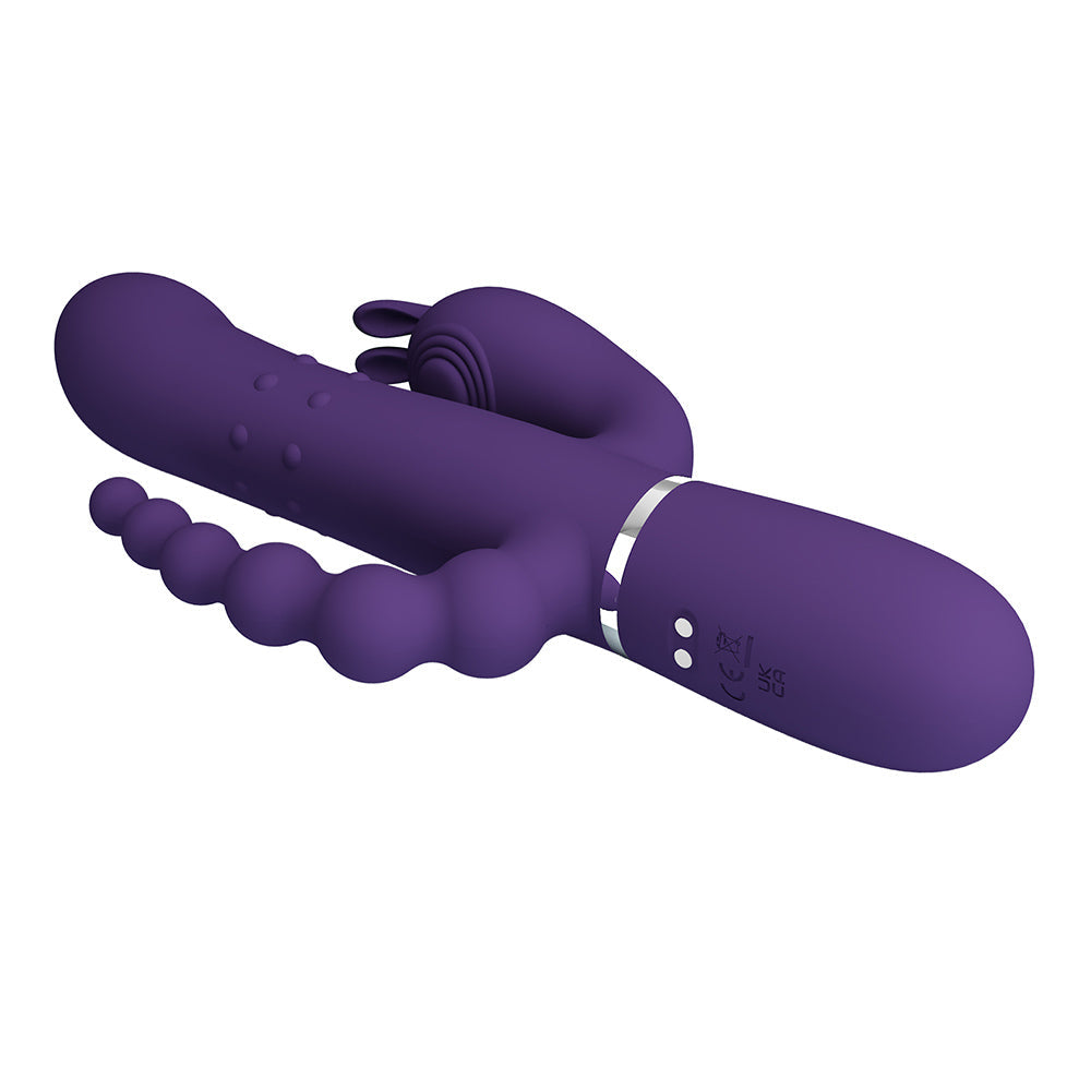 Cammy Vibrador Triple 4 en 1 Recargable