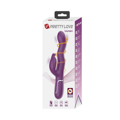 Laursen Vibrador Dual con Movimiento - Morado