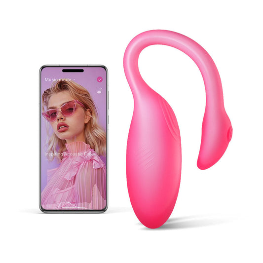 Magic Flamingo Max Vibrador Interactivo con APP - Rosado