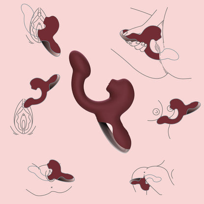 Magic Ponder Vibrador Doble Interactivo con App