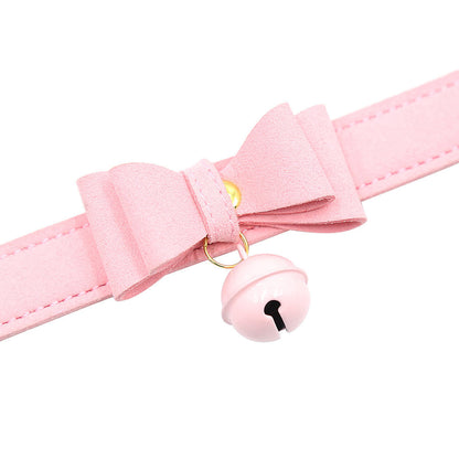 Miss Kitten Collar con Cascabel - Rosado