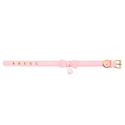 Miss Kitten Collar con Cascabel - Rosado