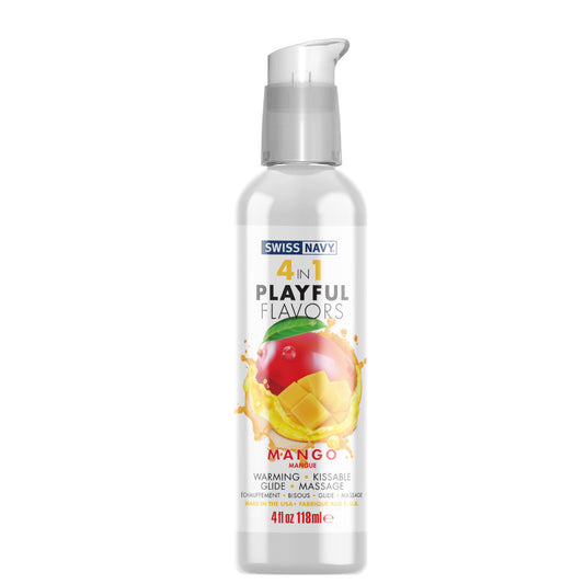 4 en 1 Gel Cálido Comestible Mango 118 ml
