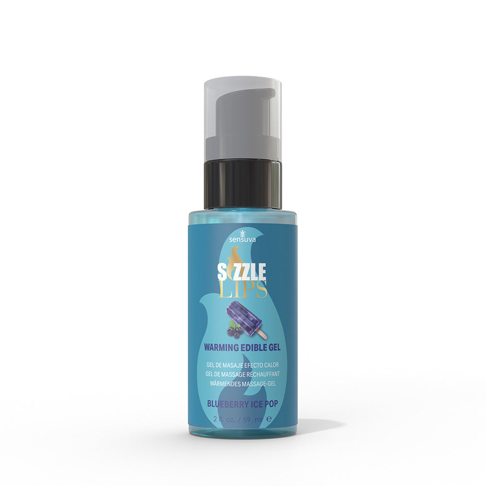 Sizzle Lips Gel Comestible Efecto Calor - Arándano 59 ml