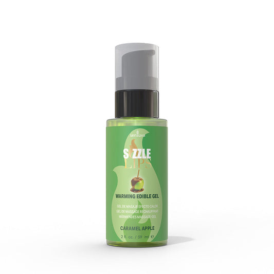Sizzle Lips Gel Comestible Efecto Calor - Manzana Confitada 59 ml