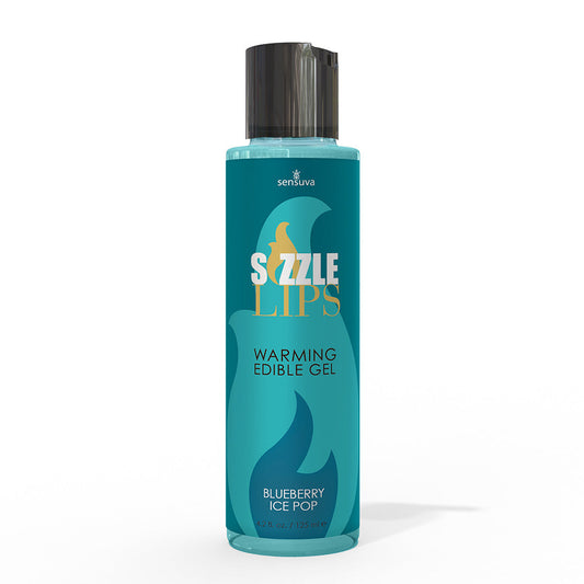 Sizzle Lips Gel Comestible Efecto Calor - Arándano 125 ml