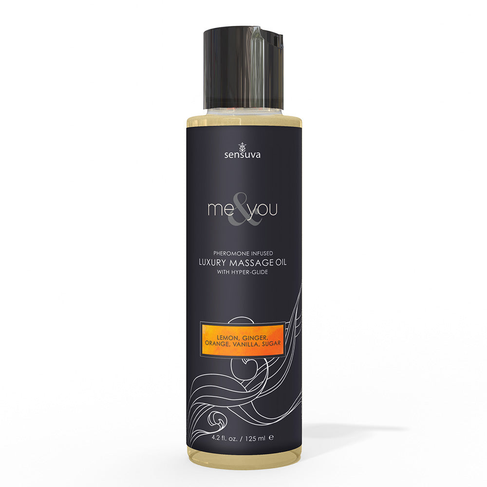 Me & You Aceite de Masaje con Feromonas - Dulce y Cítrico 125 ml