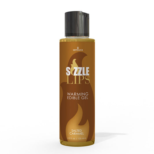 Sizzle Lips Gel Comestible Efecto Calor - Caramelo 125 ml