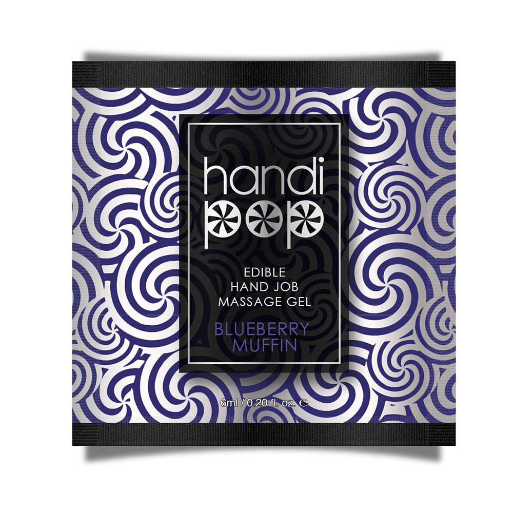 Handipop Gel Comestible de Masturbación - Muffin Arándano Sachet